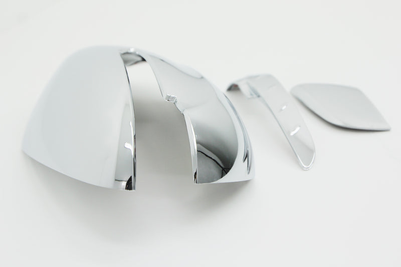 Auto Clover Chrome Wing Mirror Cover Trim Set for Kia Carens 2013+