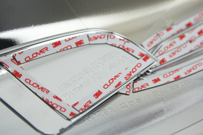 Auto Clover Chrome Wing Mirror Cover Trim Set for Kia Carens 2013+
