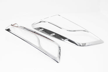 Auto Clover Chrome Headlight Lamp Trim Set for Chevrolet Trax 2012 - 2016