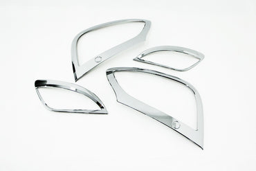 Auto Clover Chrome Fog Lights Surrounds Trim Set for Hyundai IX35 2010 - 2015
