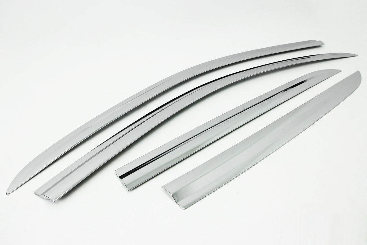 Auto Clover Chrome Wind Deflectors Set for Chevrolet Trax 2012 - 2016 (4 pieces)