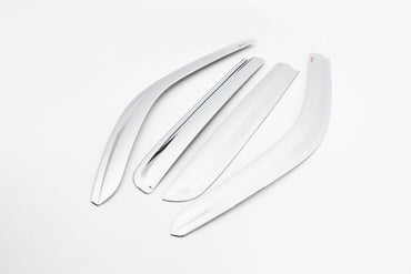 Auto Clover Chrome Wind Deflectors Set for Hyundai Tucson 2004 - 2010 (4 pieces)