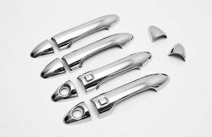 Auto Clover Chrome Exterior Door Handle Cover Trim Set for Kia Picanto 2017+