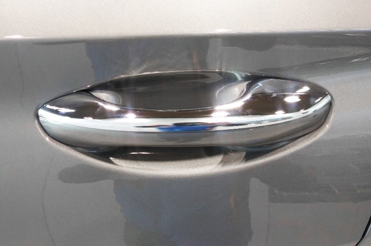 Auto Clover Chrome Door Handle Cover Trim Set for Hyundai Santa Fe 2019 - 2023