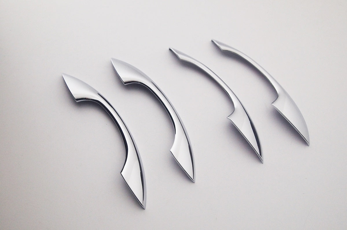 Auto Clover Chrome Door Handle Cover Trim Set for Hyundai Santa Fe 2019 - 2023