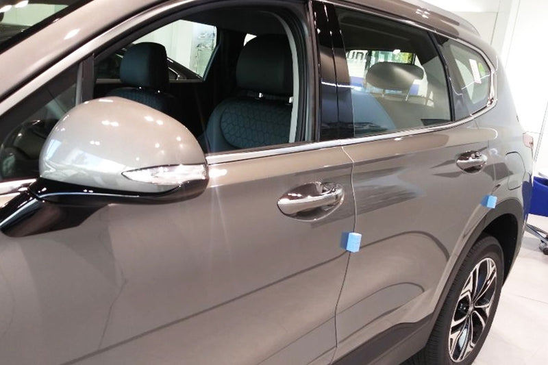 Auto Clover Chrome Door Handle Cover Trim Set for Hyundai Santa Fe 2019 - 2023