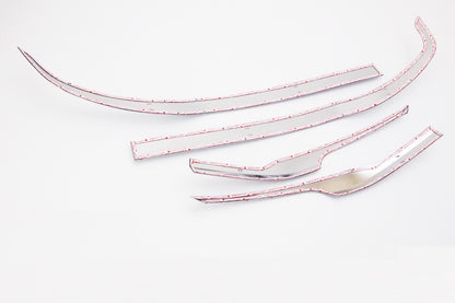 Auto Clover Chrome Front and Rear Bumper Trim Set for Hyundai Tucson 2015 - 2018