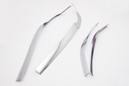 Auto Clover Chrome Front and Rear Bumper Trim Set for Hyundai Tucson 2015 - 2018