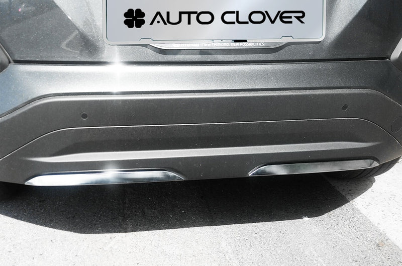 Auto Clover Chrome Front and Rear Bumper Trim Set for Hyundai Kona 2017 - 2020