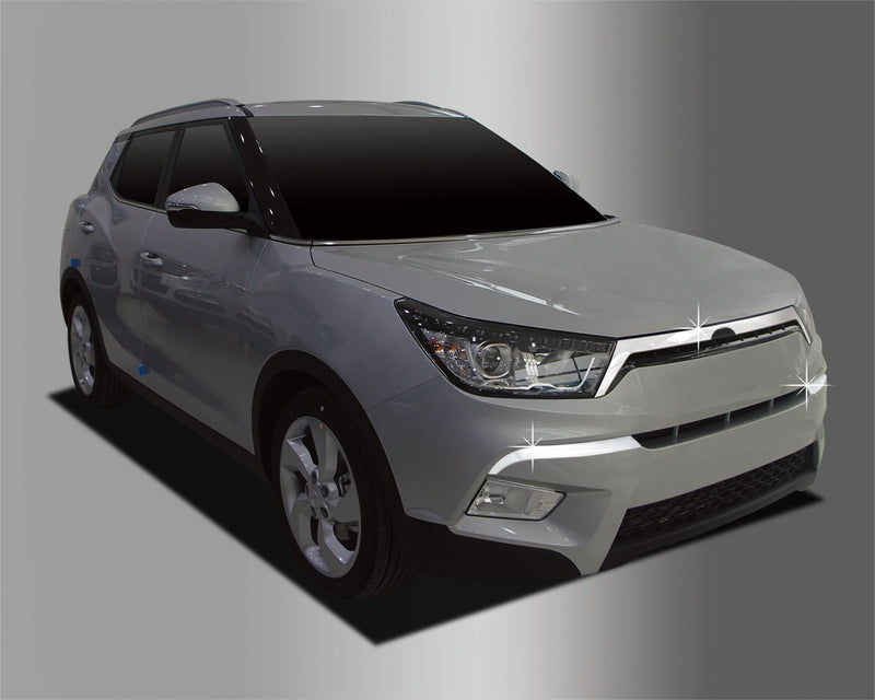 Auto Clover Chrome Front Bumper and Grille Trim for Ssangyong Tivoli 2014 - 2019