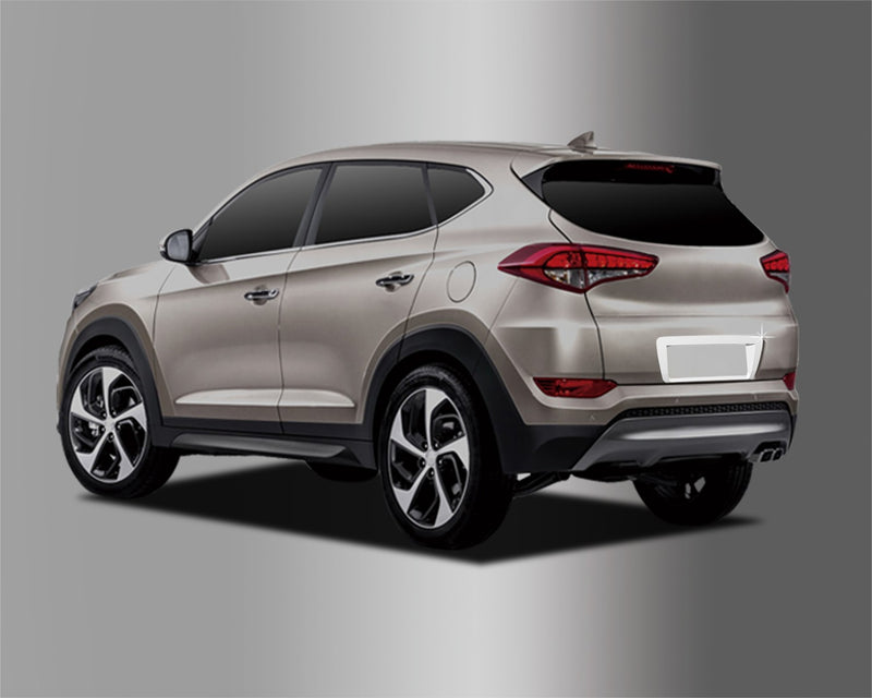 Auto Clover Chrome Rear Number Plate Trim for Hyundai Tucson 2015 - 2018