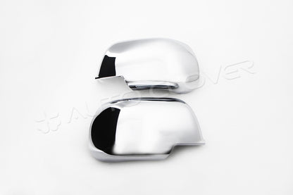 Auto Clover Chrome Wing Mirror Cover Trim Set for Nissan Micra MK4 2010 - 2016