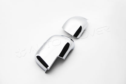 Auto Clover Chrome Wing Mirror Cover Trim Set for Nissan Micra MK4 2010 - 2016