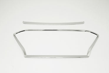 Auto Clover Chrome Grill & Bumper Cover Trim Set for Hyundai Kona 2017 - 2020