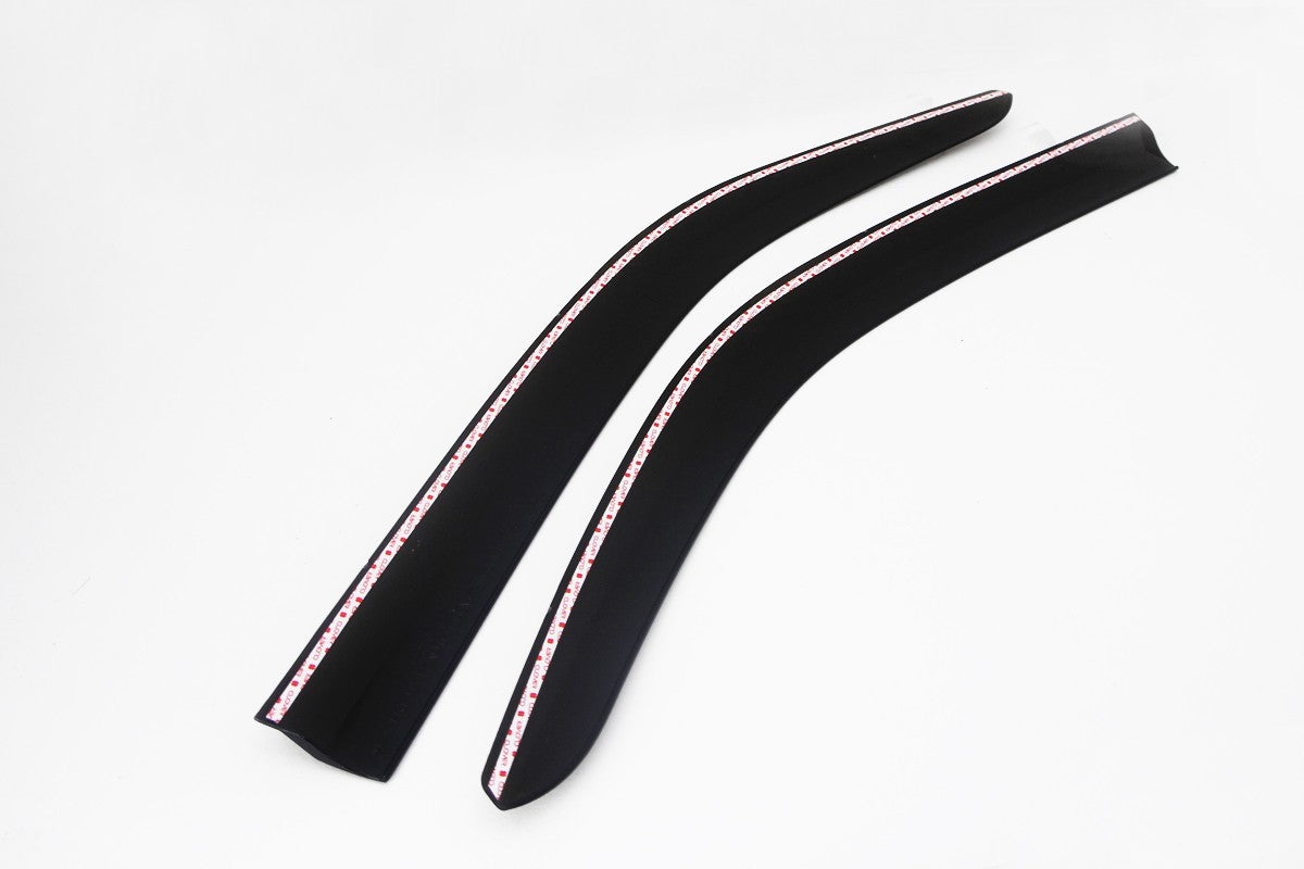 Auto Clover Front Wind Deflectors for Nissan Navara D40 2005 - 2015 Single Cab