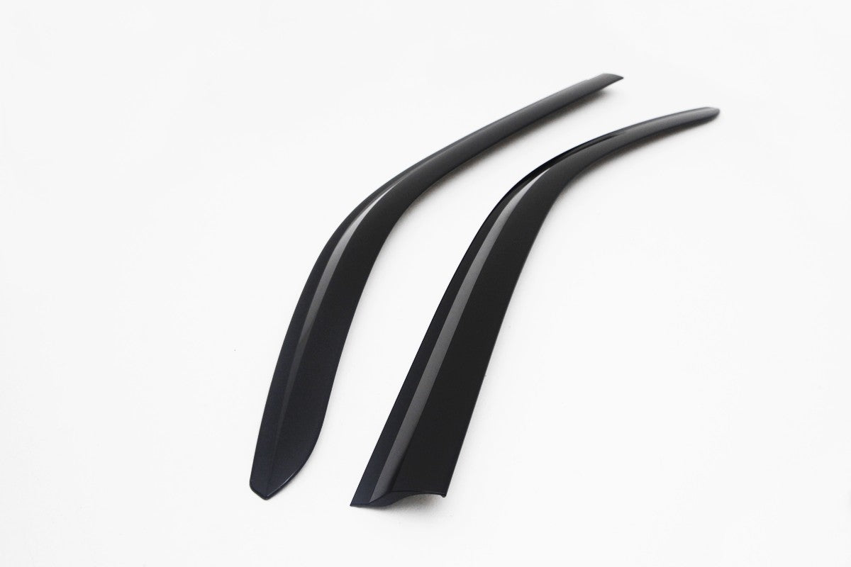 Auto Clover Front Wind Deflectors for Nissan Navara D40 2005 - 2015 Single Cab