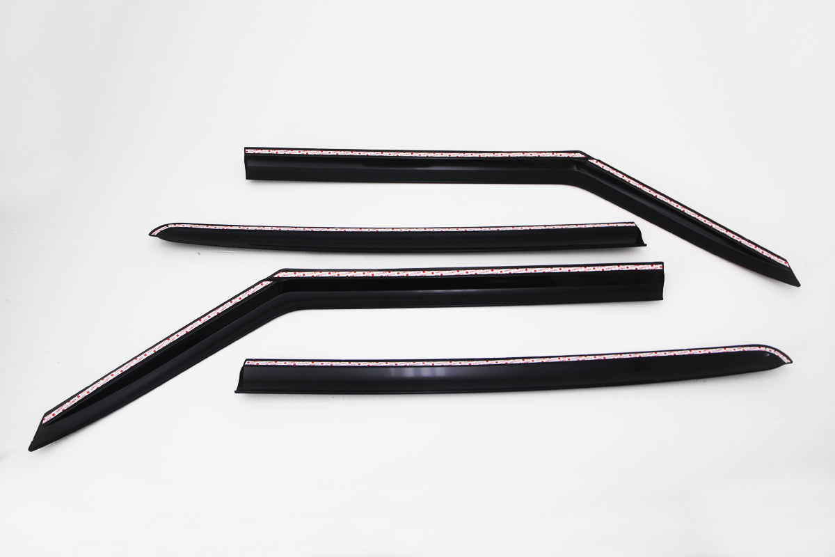 Auto Clover Wind Deflectors Set for Suzuki Swift 2017 - 2024 (4 pieces)