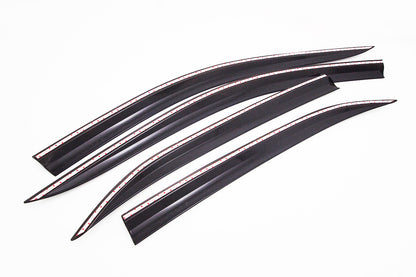 Auto Clover Wind Deflectors Set for Mercedes E Class W212 2009 - 2016 (4 pieces)