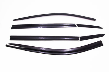 Auto Clover Wind Deflectors Set for Nissan X-Trail 2014 - 2021 (6 pieces)