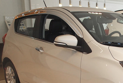 Auto Clover Chrome Wind Deflectors Set for Vauxhall Viva (4 pieces)