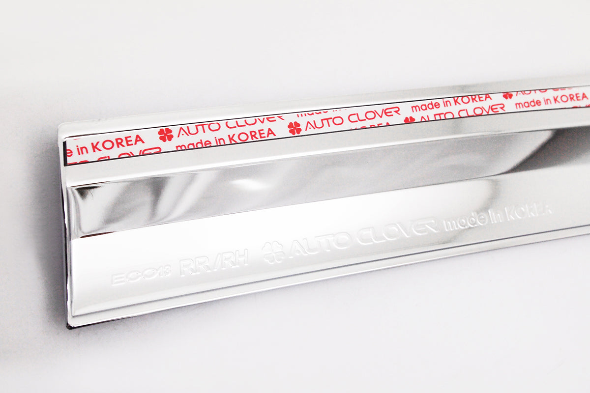 Auto Clover Chrome Wind Deflectors Set for Ford Ecosport  (4 pieces)