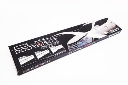 Auto Clover Chrome Wind Deflectors Set for Ford Ecosport  (4 pieces)
