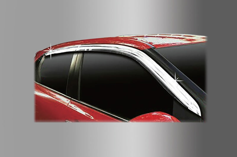 Auto Clover Chrome Wind Deflectors Set for Suzuki Baleno 2015+ (4 pieces)