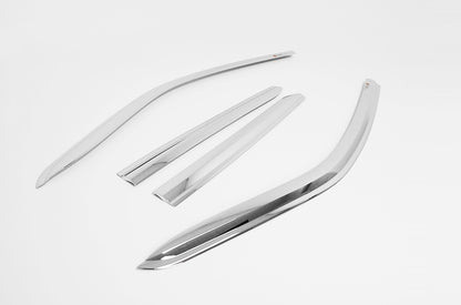 Auto Clover Chrome Wind Deflectors Set for Suzuki Baleno 2015+ (4 pieces)