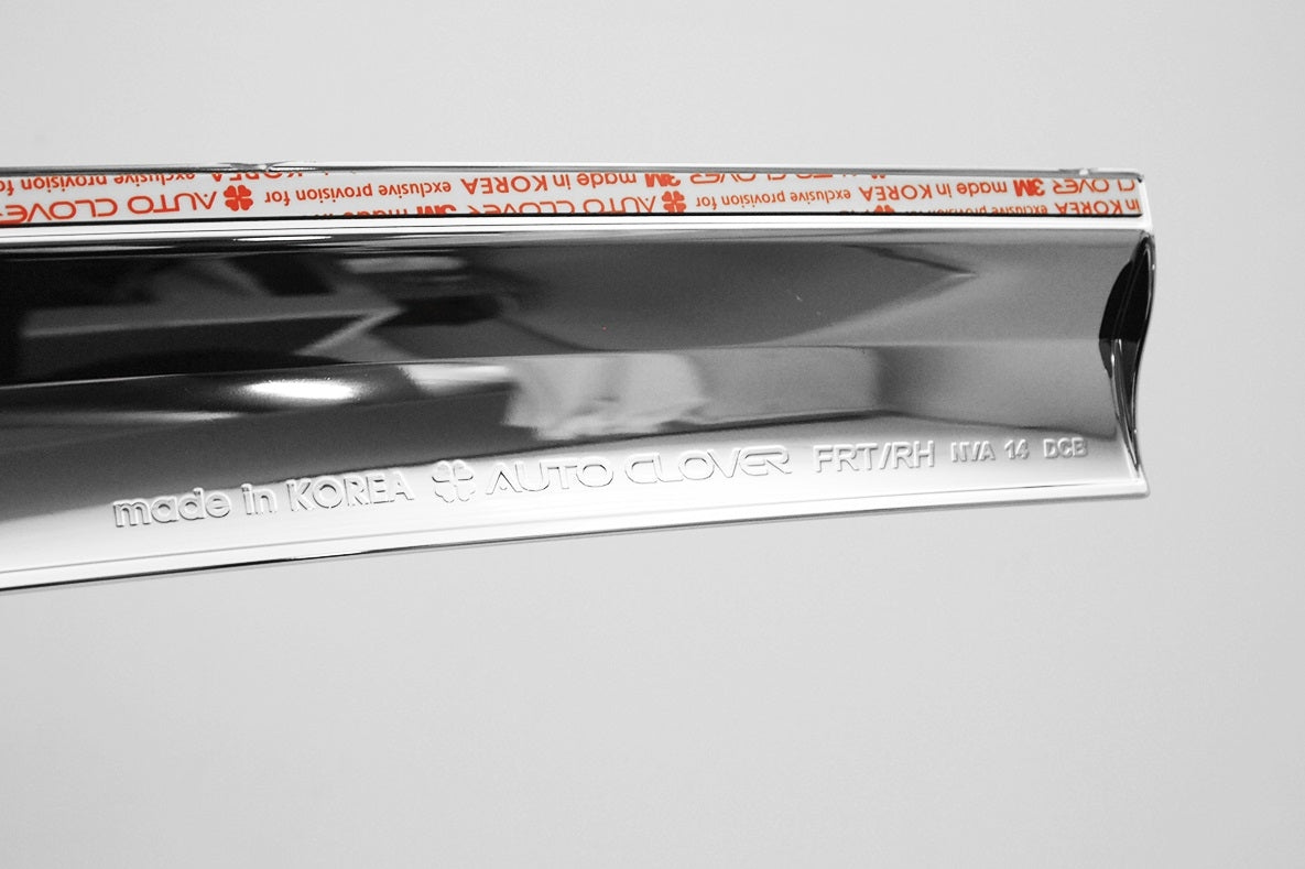 Auto Clover Chrome Wind Deflectors for Mercedes X-Class Double Cab (4 pieces)