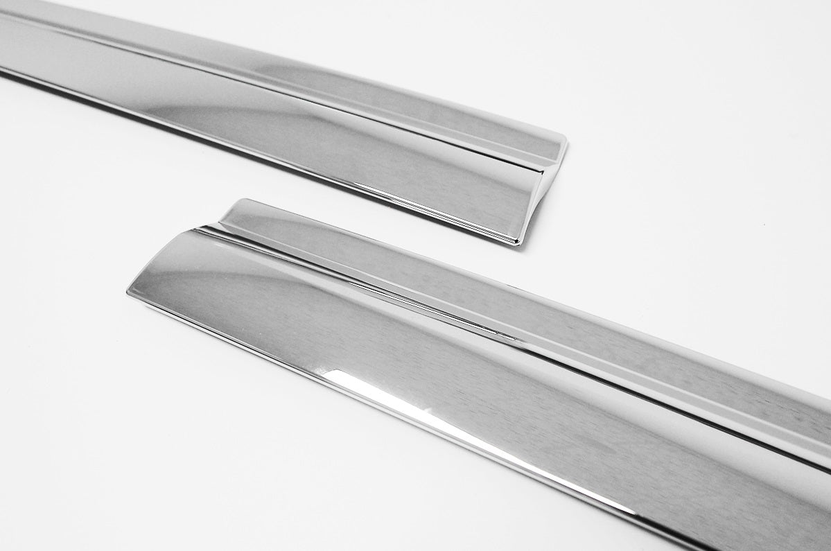 Auto Clover Chrome Wind Deflectors Set for Ssangyong Musso 2019+ (4 pieces)