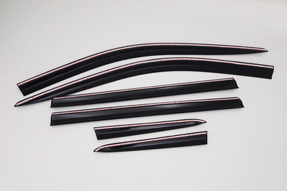 Auto Clover Wind Deflectors Set for Jeep Compass 2006 - 2017 (6 pieces)