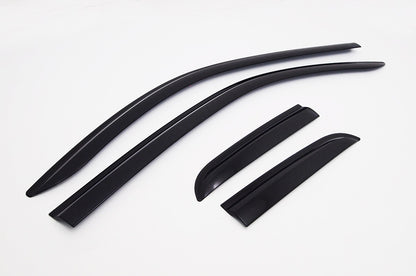 Auto Clover Wind Deflectors Set for Toyota Hilux 2016+ Extra Cab (4 pieces)