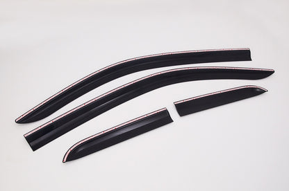 Auto Clover Wind Deflectors Set for Toyota Hilux 2016+ Extra Cab (4 pieces)