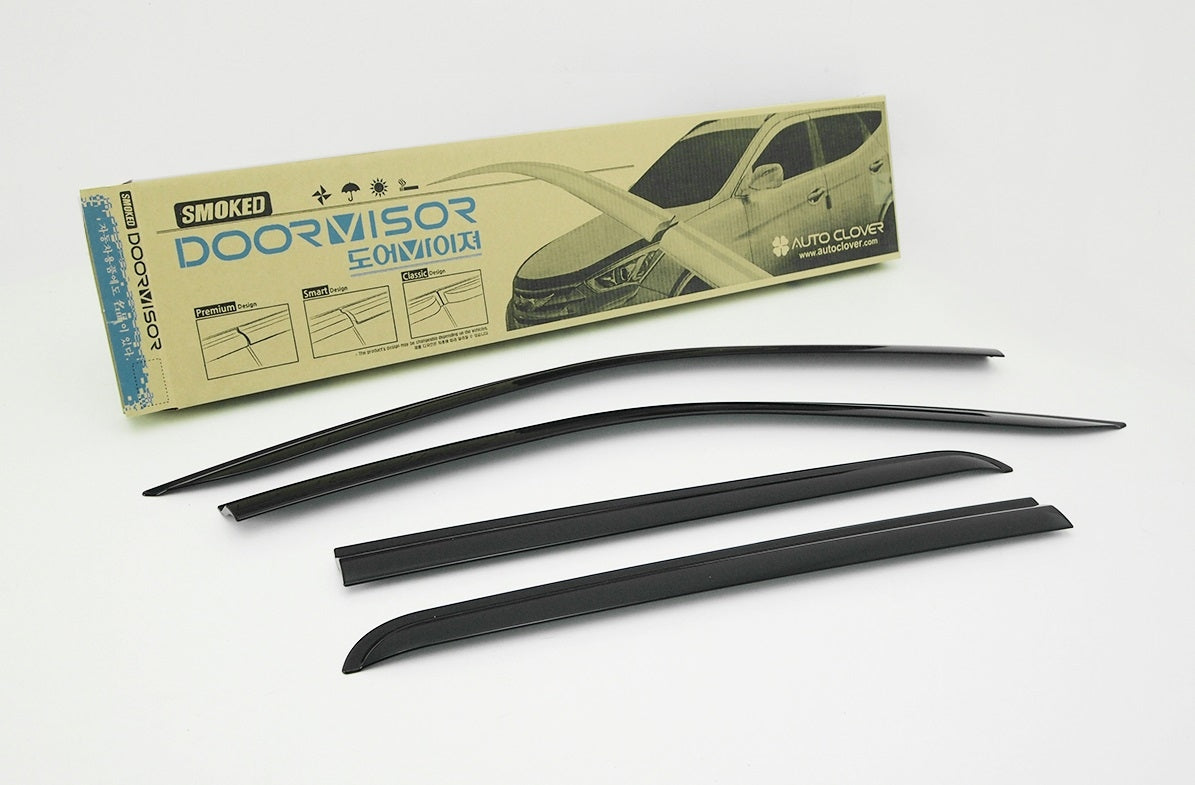 Auto Clover Wind Deflectors Set for Renault Alaskan Double Cab (4 pieces)