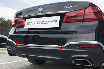 Auto Clover Chrome Boot Trim Set for BMW 5 Series G30 2017 - 2023