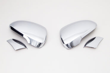 Auto Clover Chrome Wing Mirror Trim Set for Hyundai Tucson 2015 - 2020