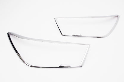 Auto Clover Chrome Headlight Lamp Trim Set for Ssangyong Tivoli 2014 - 2019