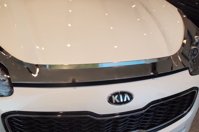 Auto Clover Chrome Bonnet Guard Protector Set for Kia Sportage 2016 - 2021