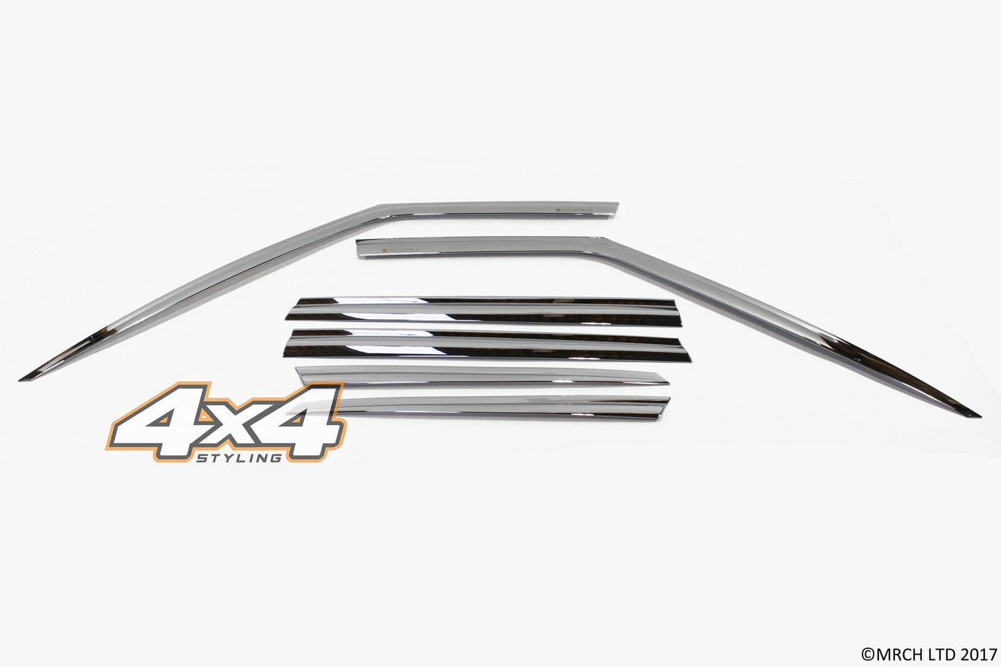 Auto Clover Chrome Wind Deflectors for Land Rover Range Rover Sport 2013 - 2022