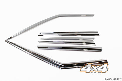 Auto Clover Chrome Wind Deflectors for Land Rover Range Rover Sport 2013 - 2022