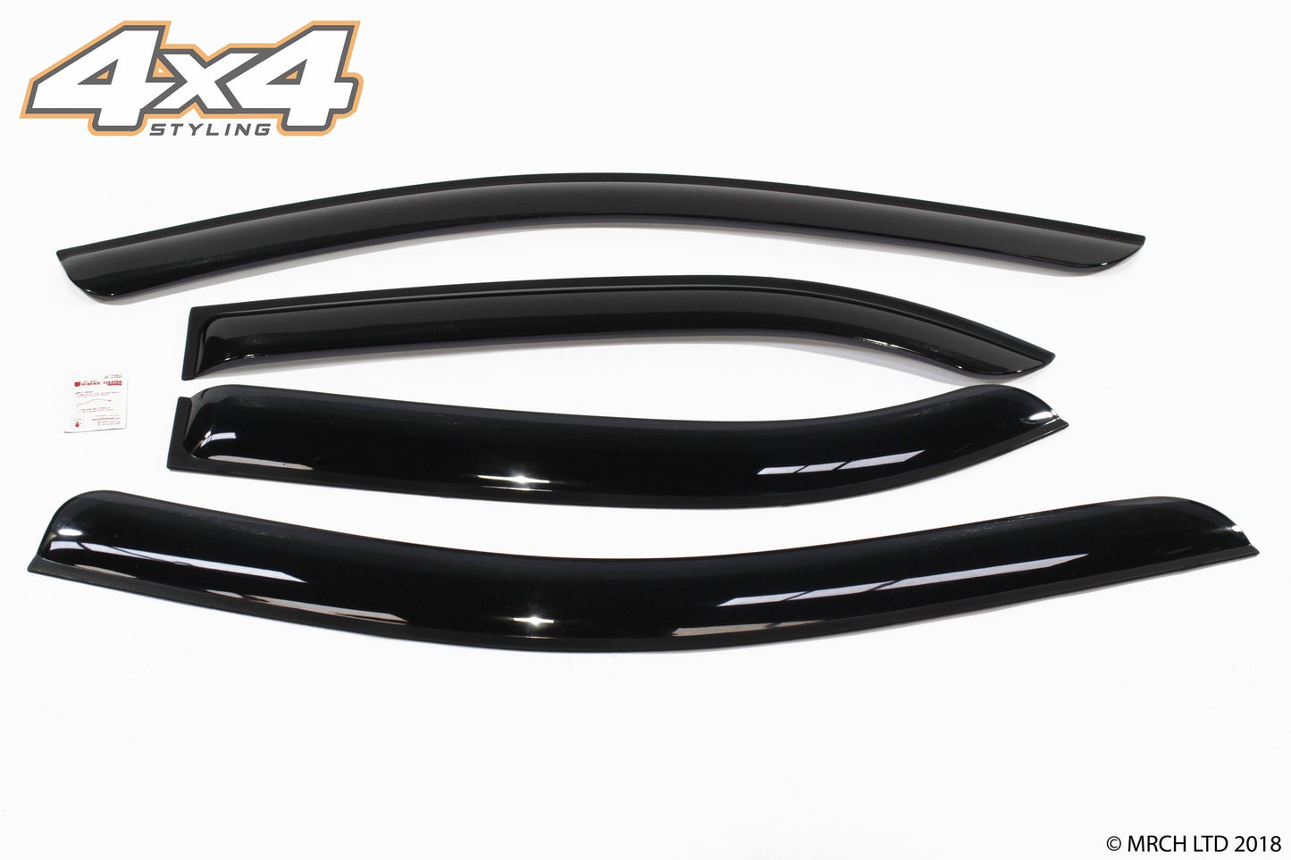 Auto Clover Wind Deflectors Set for Kia Sorento 2003 - 2009 (4 pieces)