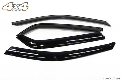 Auto Clover Wind Deflectors Set for Hyundai Tucson 2004 - 2010 (4 pieces)