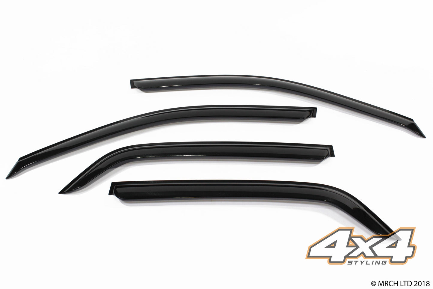 Auto Clover Wind Deflectors Set for Hyundai Tucson 2004 - 2010 (4 pieces)