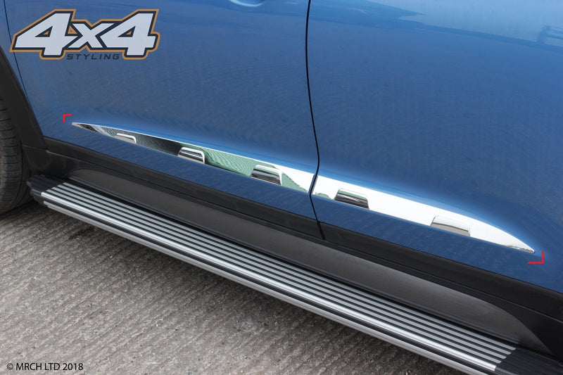 Auto Clover Chrome Side Door Trim Set for Hyundai Tucson 2015 - 2020