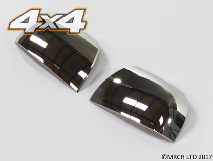 Auto Clover Chrome Wing Mirror Trim Set for Hyundai Santa Fe 2007 - 2009