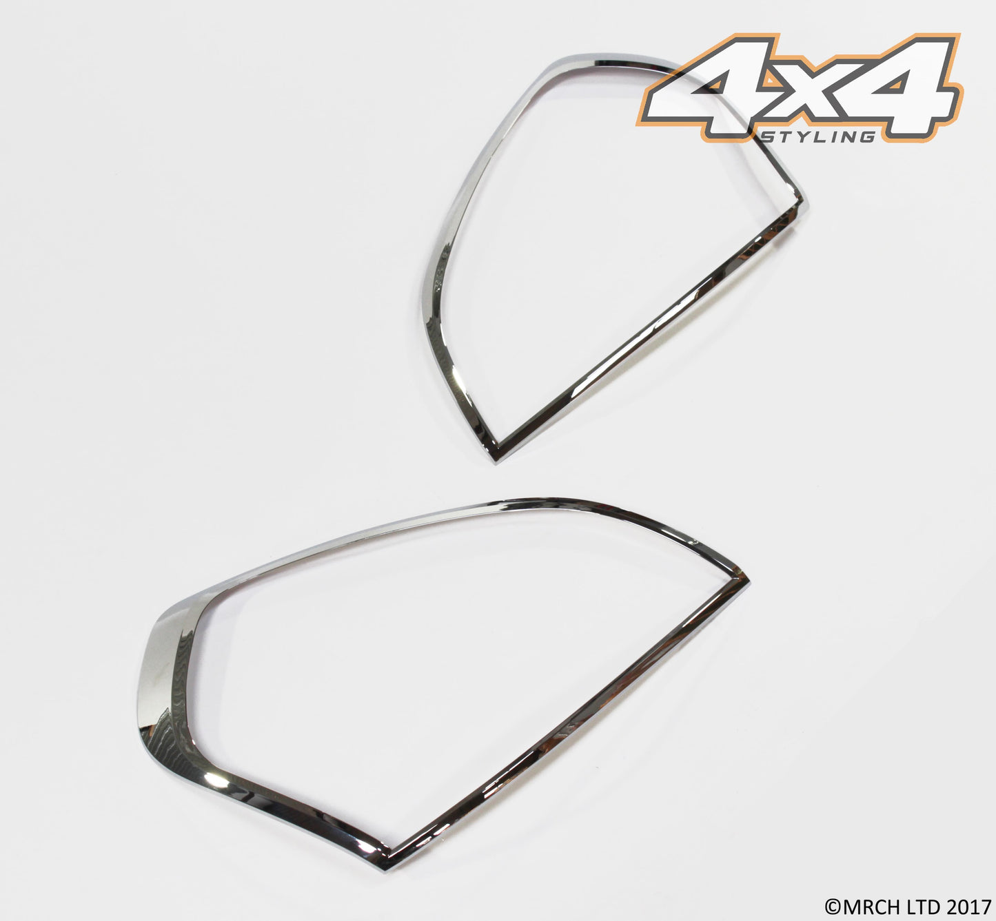 Auto Clover Chrome Head Light Trim Surround Set for Hyundai Tucson 2004 - 2010