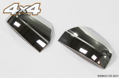 Auto Clover Chrome Wing Mirror Cover Trim Set for Hyundai Tucson 2004 - 2010