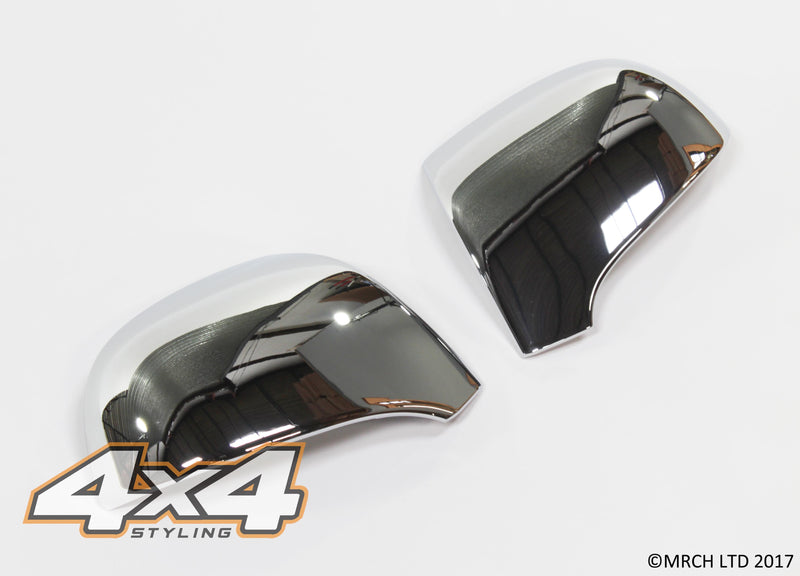 Auto Clover Chrome Wing Mirror Covers Trim Set for Kia Carens 2006 - 2012