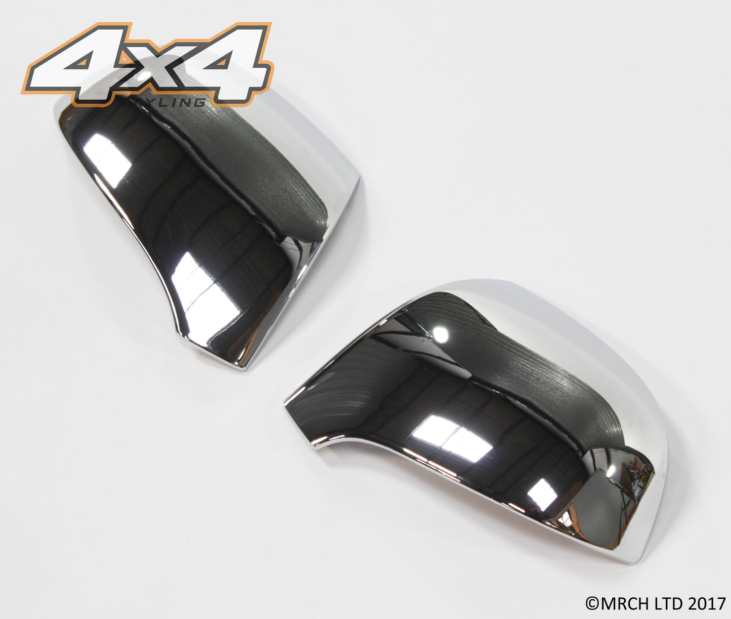 Auto Clover Chrome Wing Mirror Covers Trim Set for Kia Carens 2006 - 2012