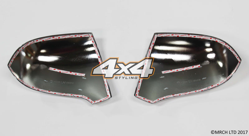Auto Clover Chrome Wing Mirror Covers Trim Set for Kia Carens 2006 - 2012